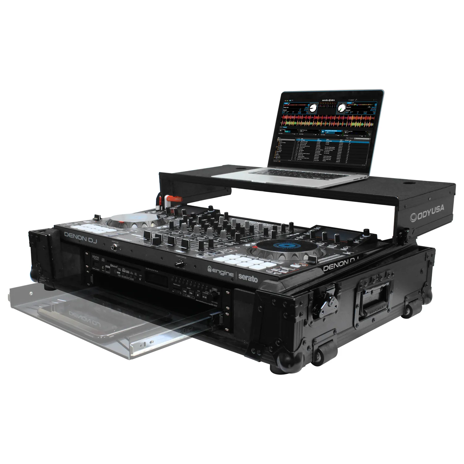 odyssey-fzgsmcx8000w2bl-flight-case-denon-mcx8000-2u-noir image 1