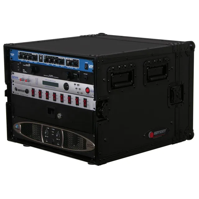 odyssey-black-label-rack-ampli-8u-19-noir-double-rail image 1