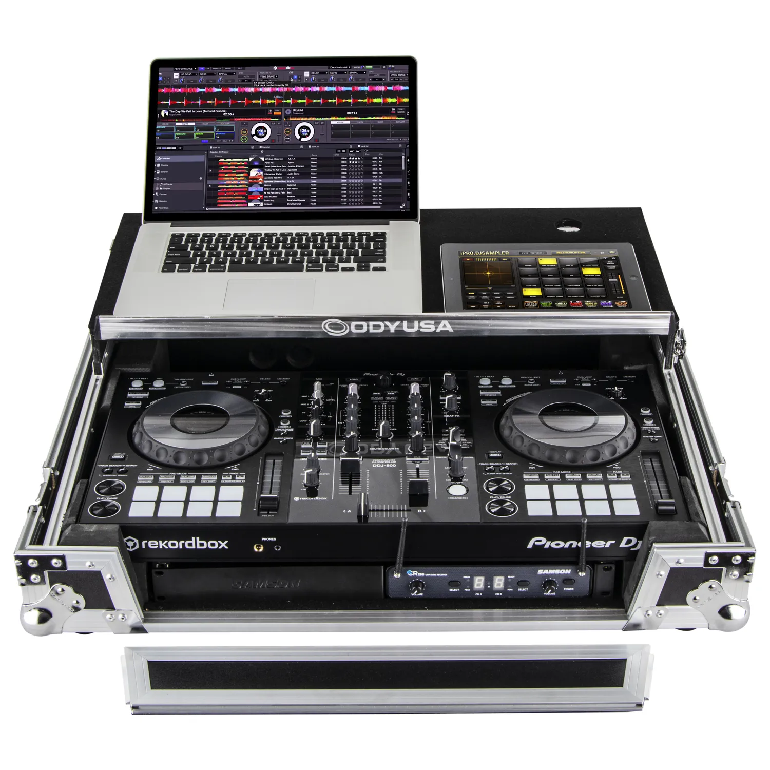 odyssey-flight-zone-flight-case-pioneer-ddj-800-1u-glide image 2