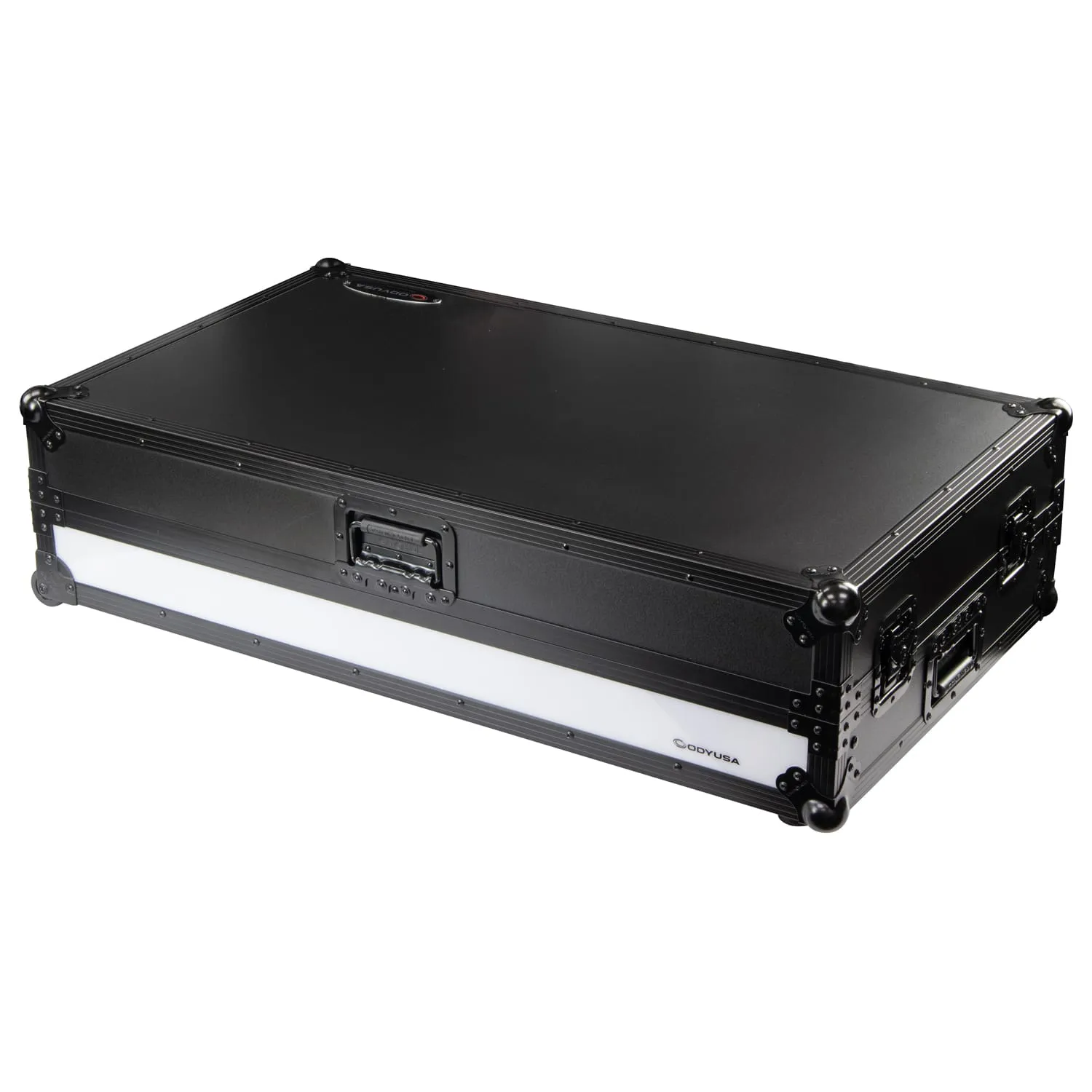 odyssey-black-label-xdj-az-flight-case-1u-led-laptop-roulettes image 2