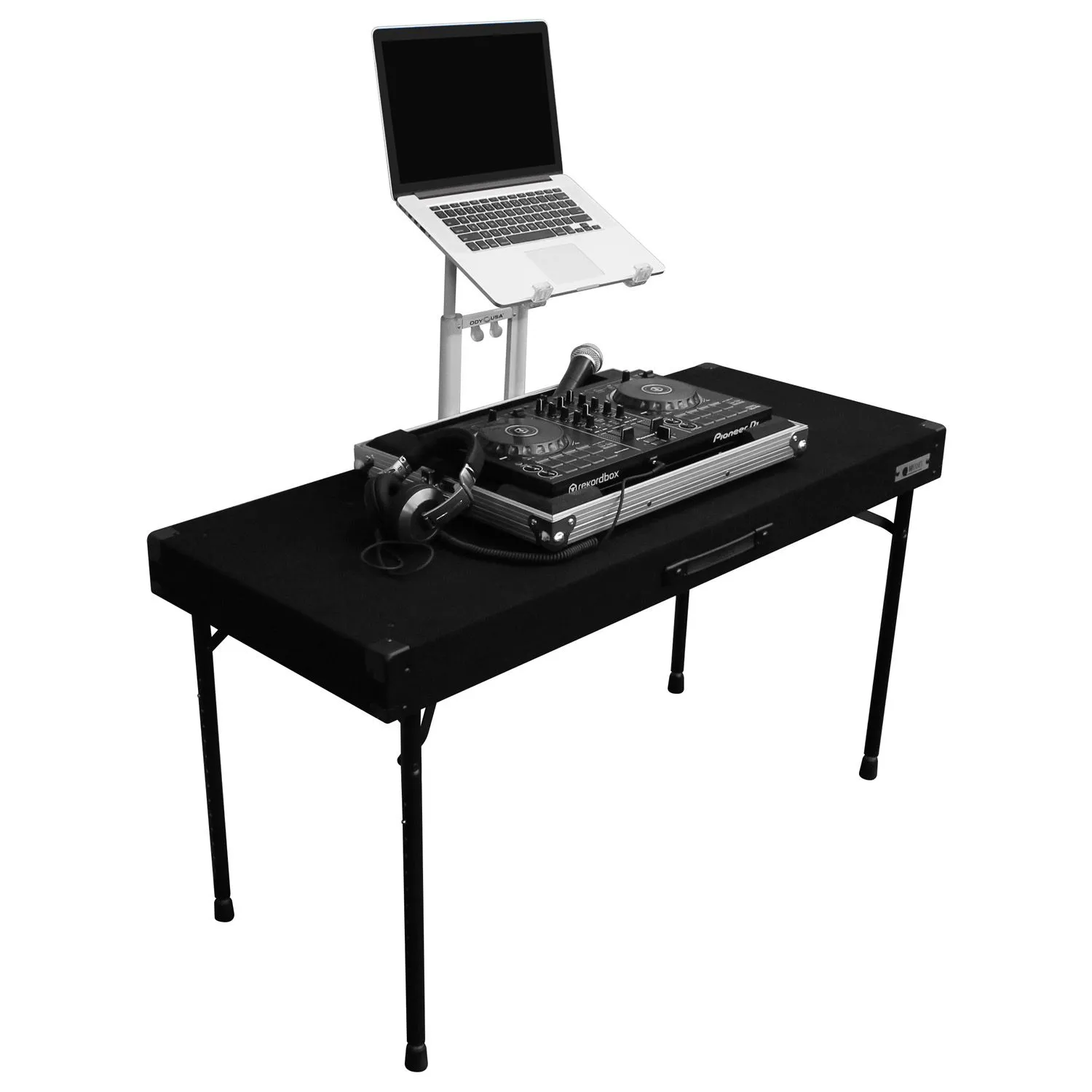 odyssey-carpeted-ctbc2048-table-dj-moquette-noire-122-cm image 6