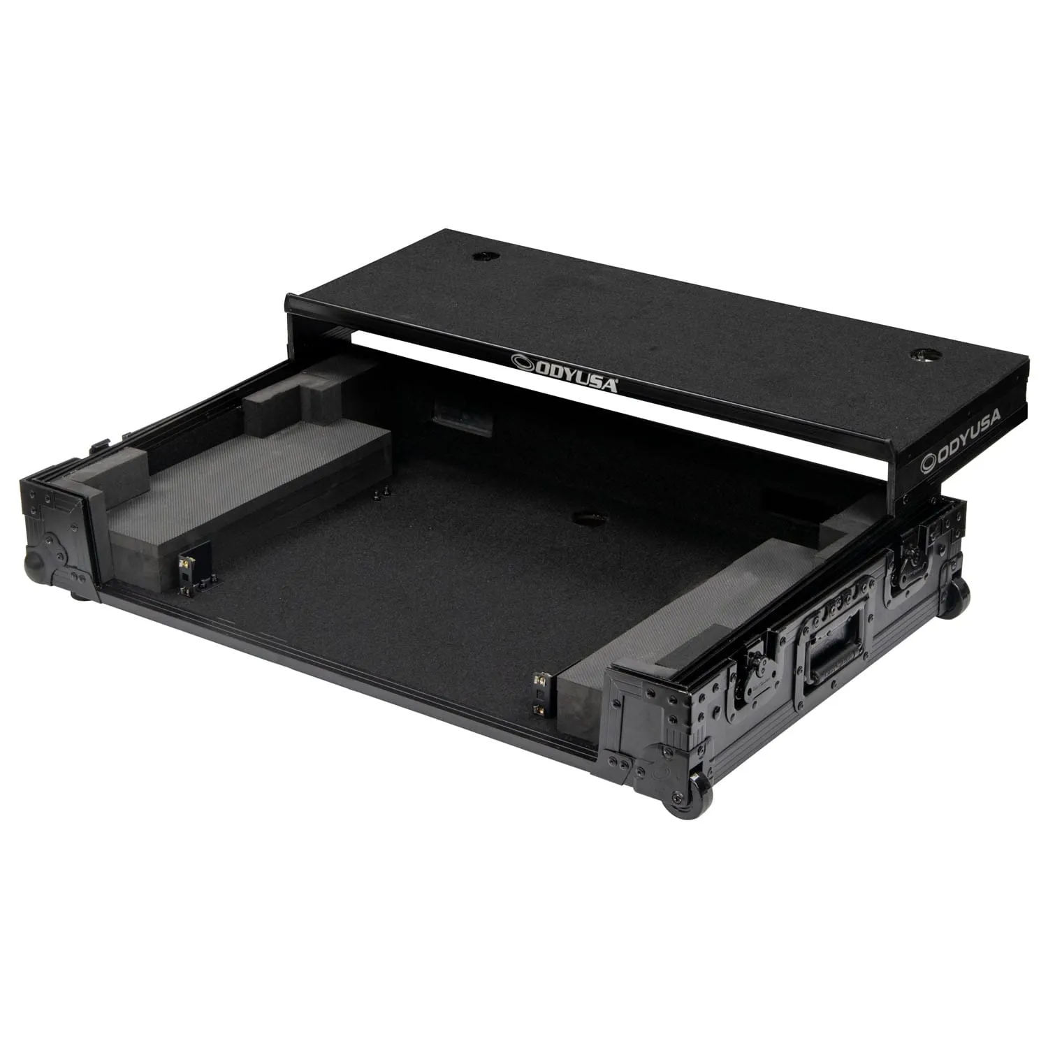 odyssey-black-label-ddj-rev5-flight-case-1u-laptop-roulettes image 3