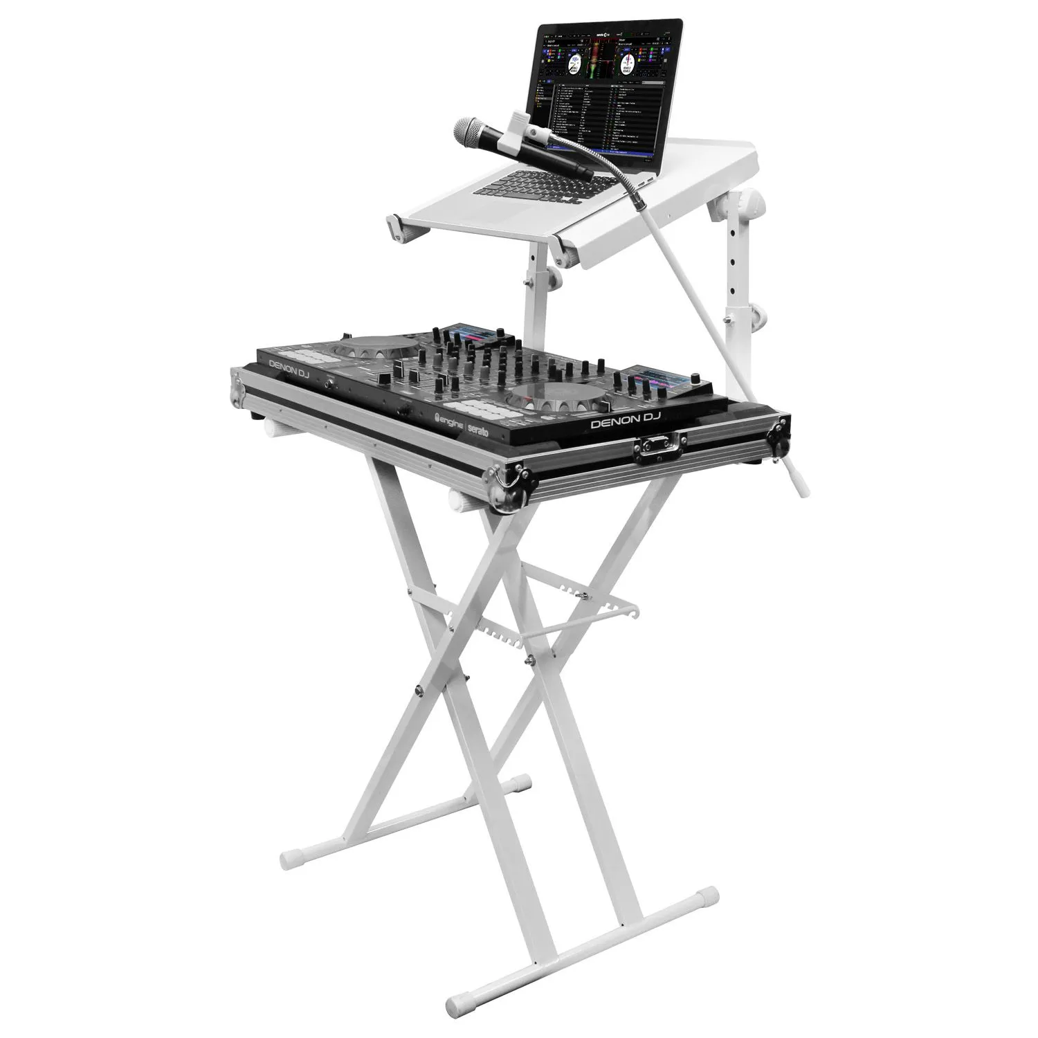 odyssey-l-evation-ltbxs2mtcpwht-stand-clavier-blanc-2-niveaux image 1