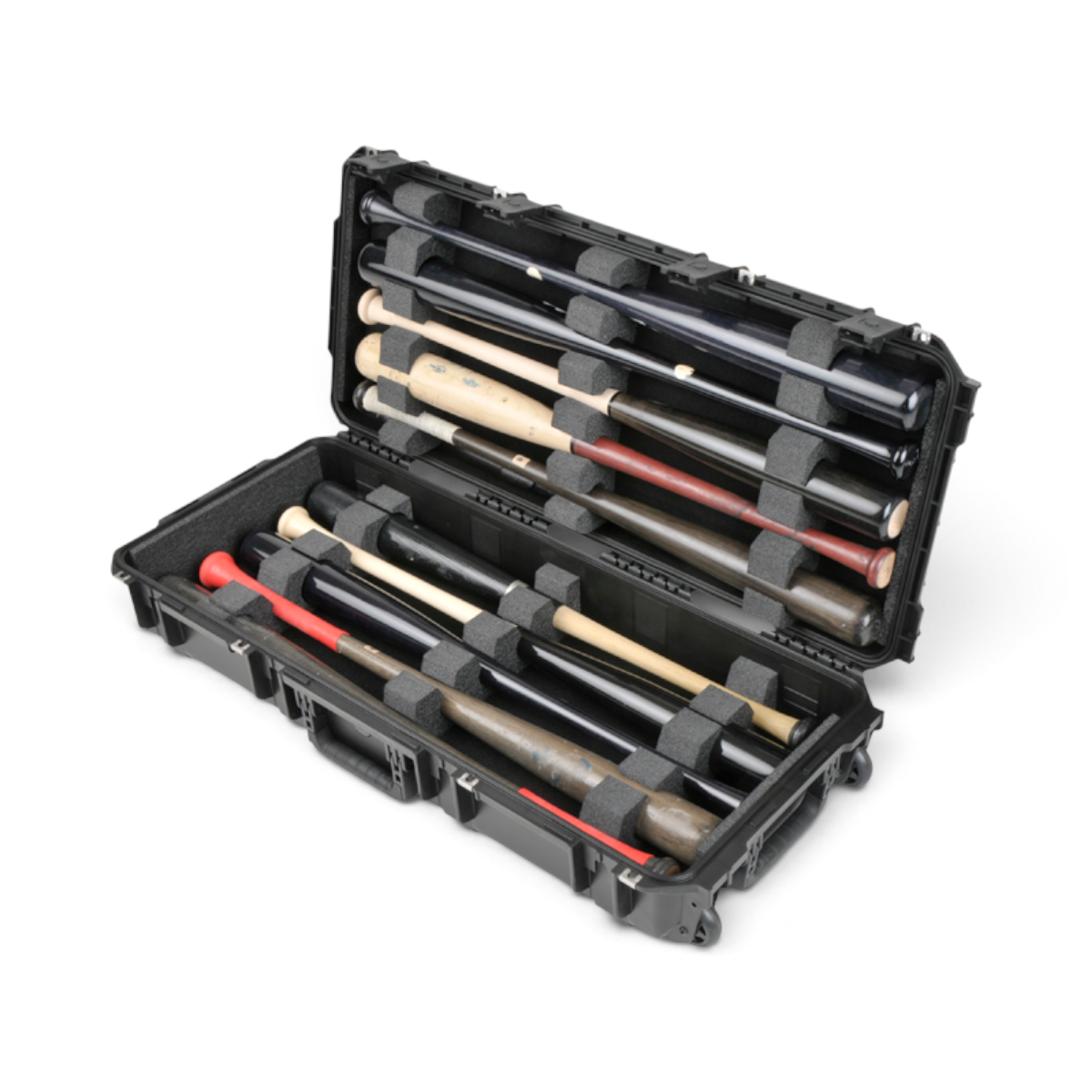 skb-iseries-3614-6-valise-10-battes-baseball-roulettes image 3