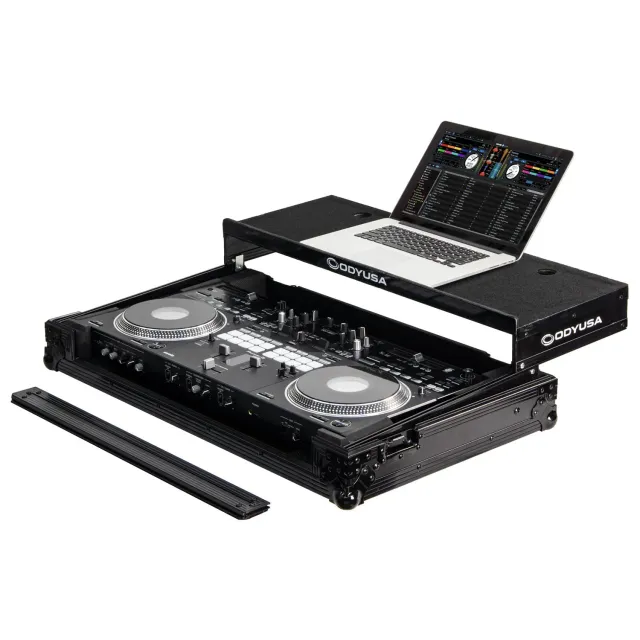 odyssey-black-label-flight-case-pioneer-ddj-rev7-glide-roulettes image 1