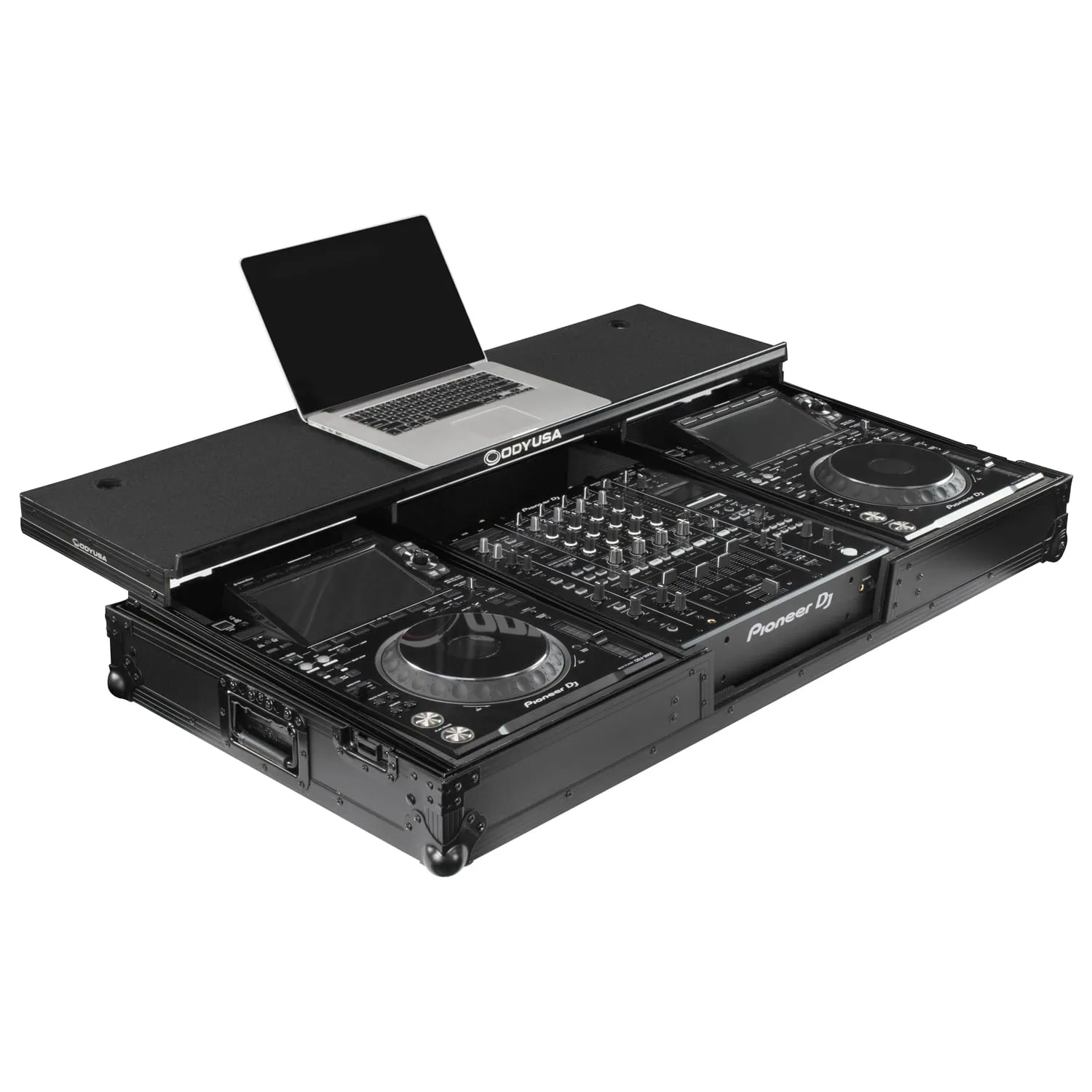 odyssey-black-label-coffin-dj-djm-a9-cdj-3000-roulettes image 2