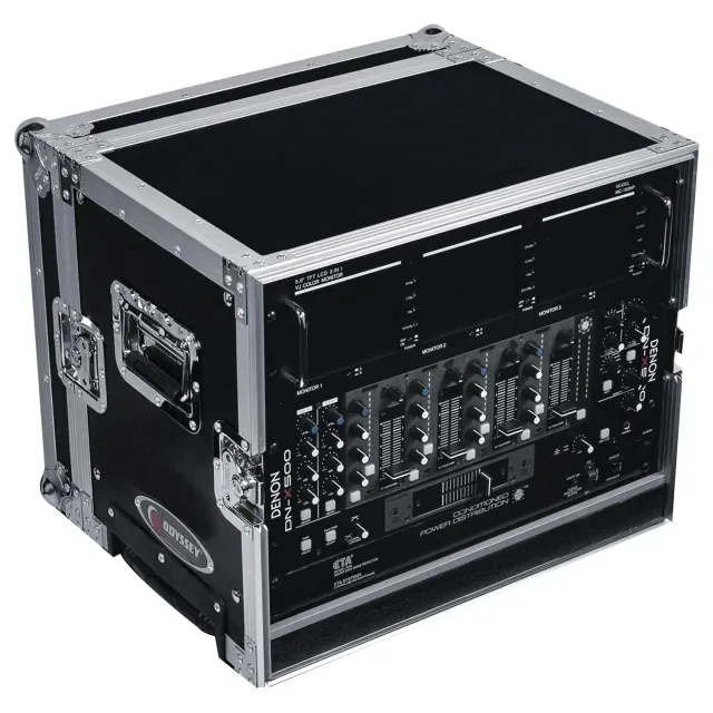 odyssey-flight-zone-rack-8u-trolley-effets-roulettes image 1