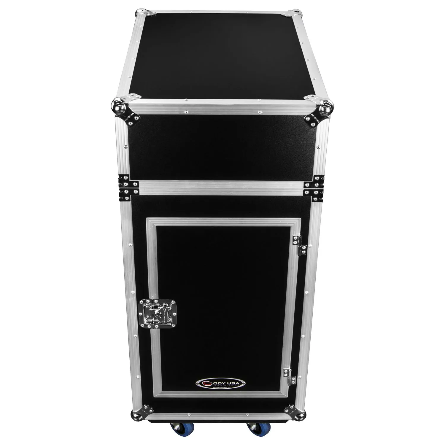 odyssey-flight-zone-combo-rack-14u-16u-inclin-roulettes image 4