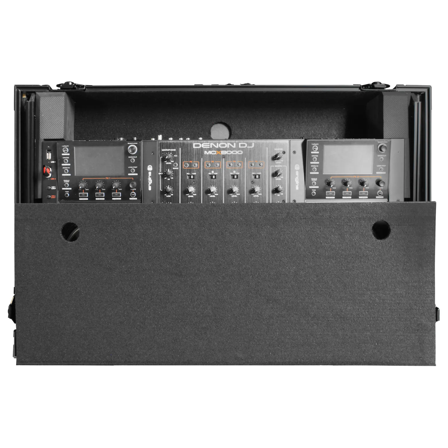 odyssey-fzgsmcx8000w2bl-flight-case-denon-mcx8000-2u-noir image 6