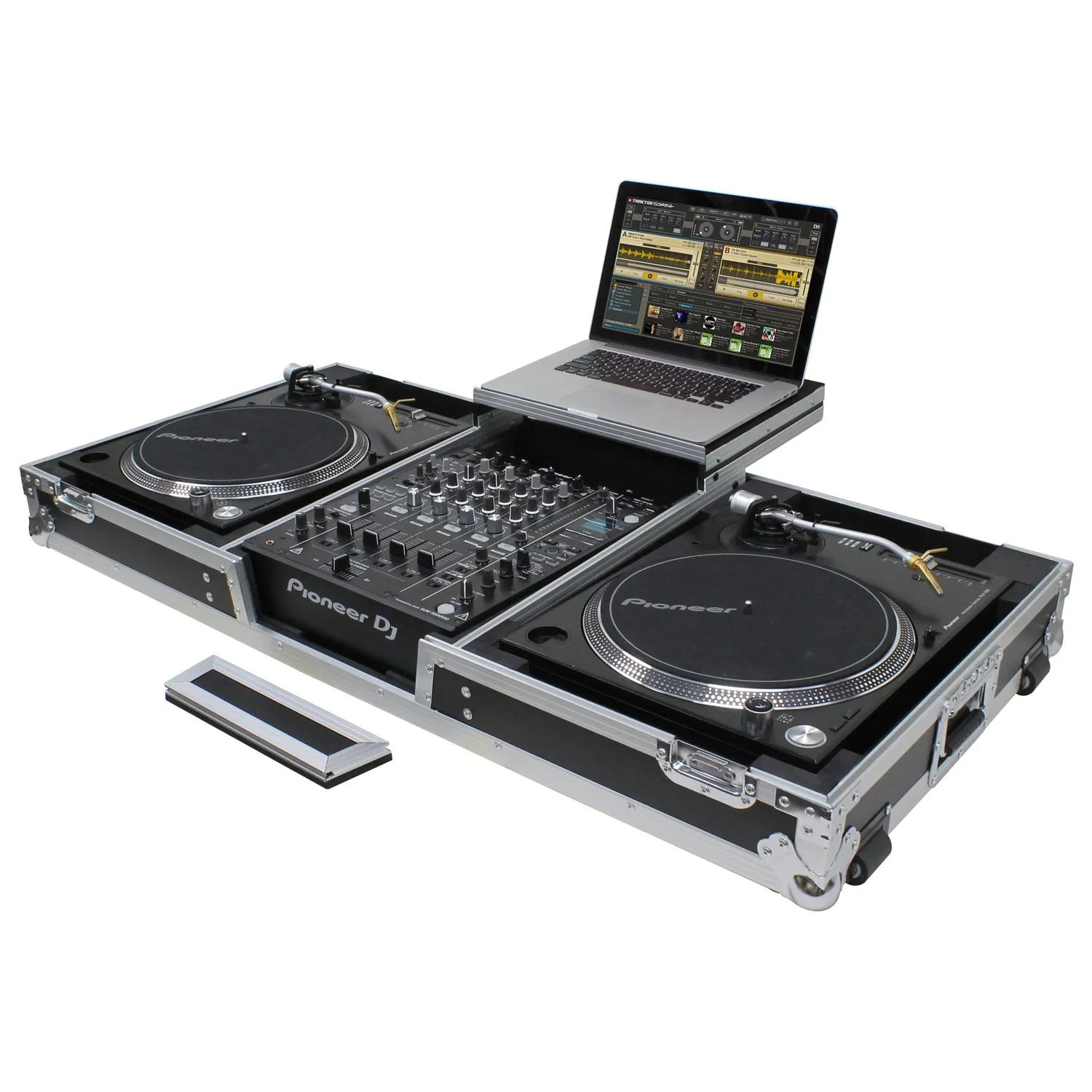 odyssey-flight-zone-fzgslbm12wr-flight-case-dj-12-roulettes image 1