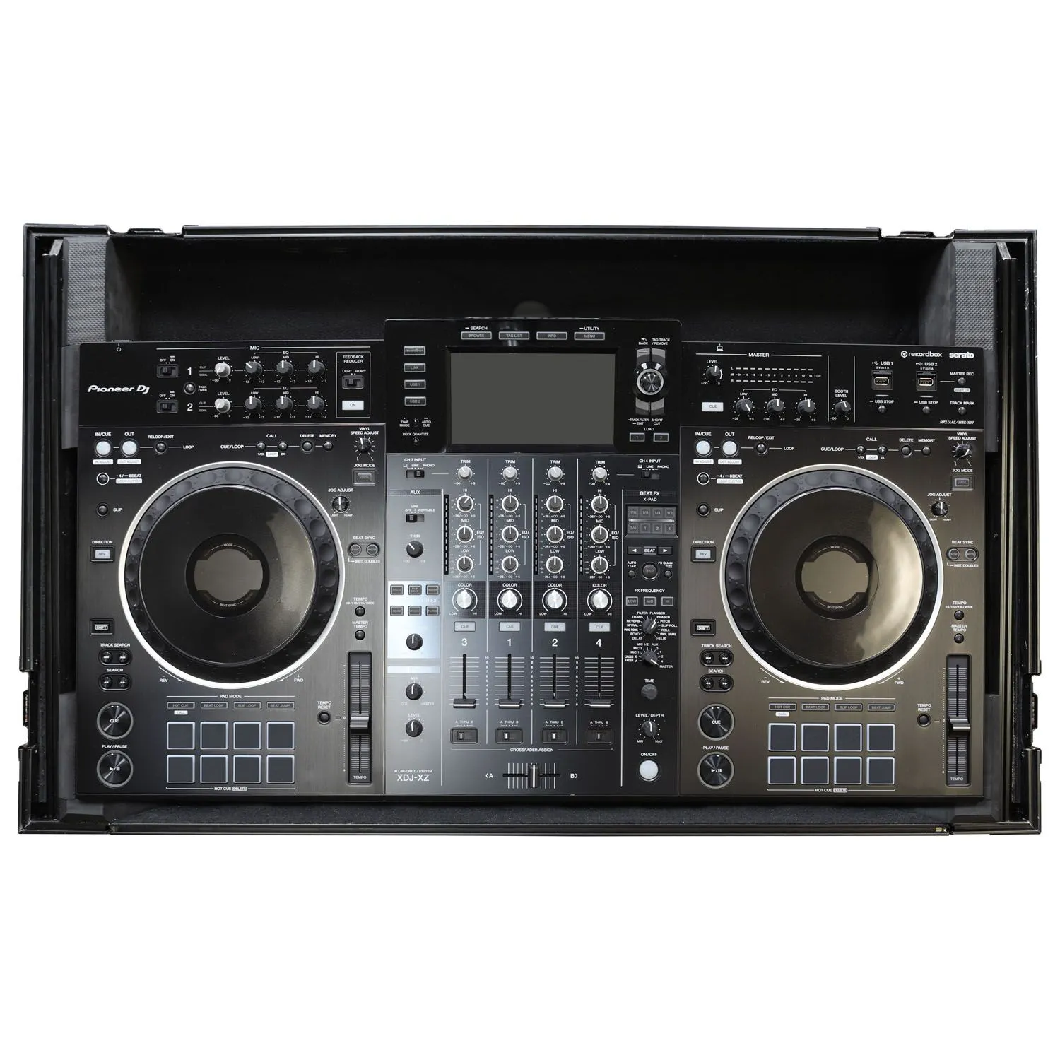 odyssey-black-label-pioneer-xdj-xz-flight-case-1u-roulettes image 5
