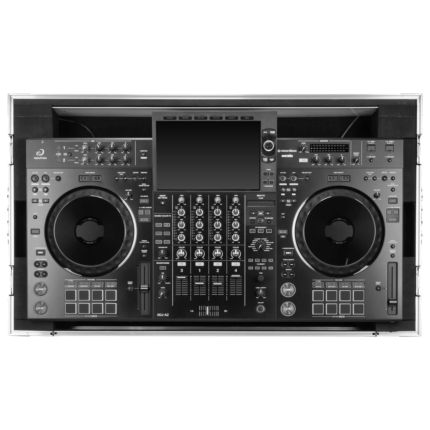 odyssey-flight-zone-xdj-az-flight-case-led-roulettes-vitrine image 5