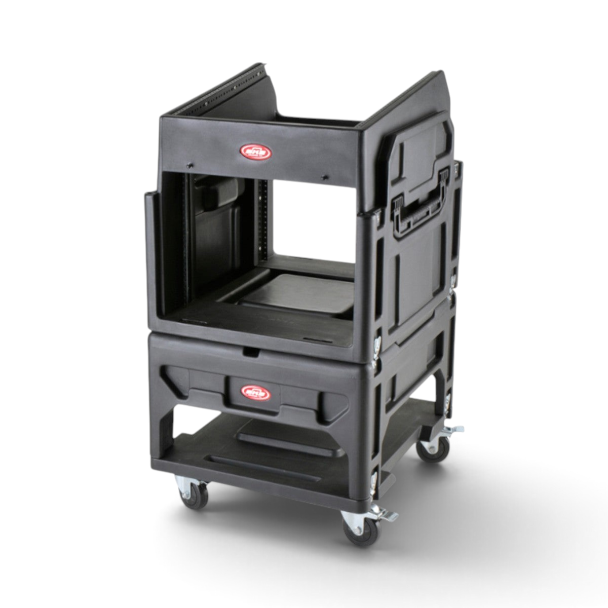 skb-rseries-rack-gig-rig-12u-8u-flight-rack-noir-roulettes image 3