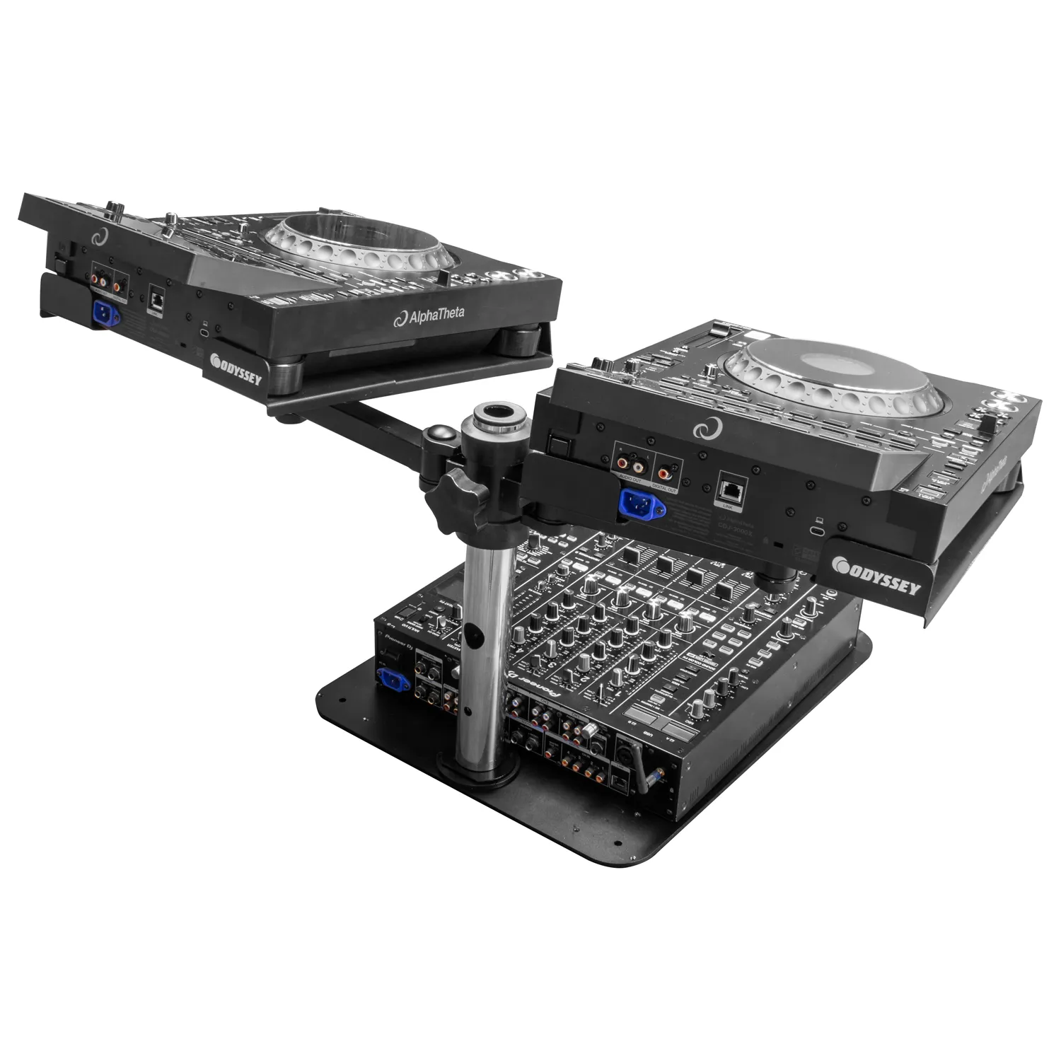 odyssey-l-evation-dual-universal-stand-dj-double-bras-plateau image 2