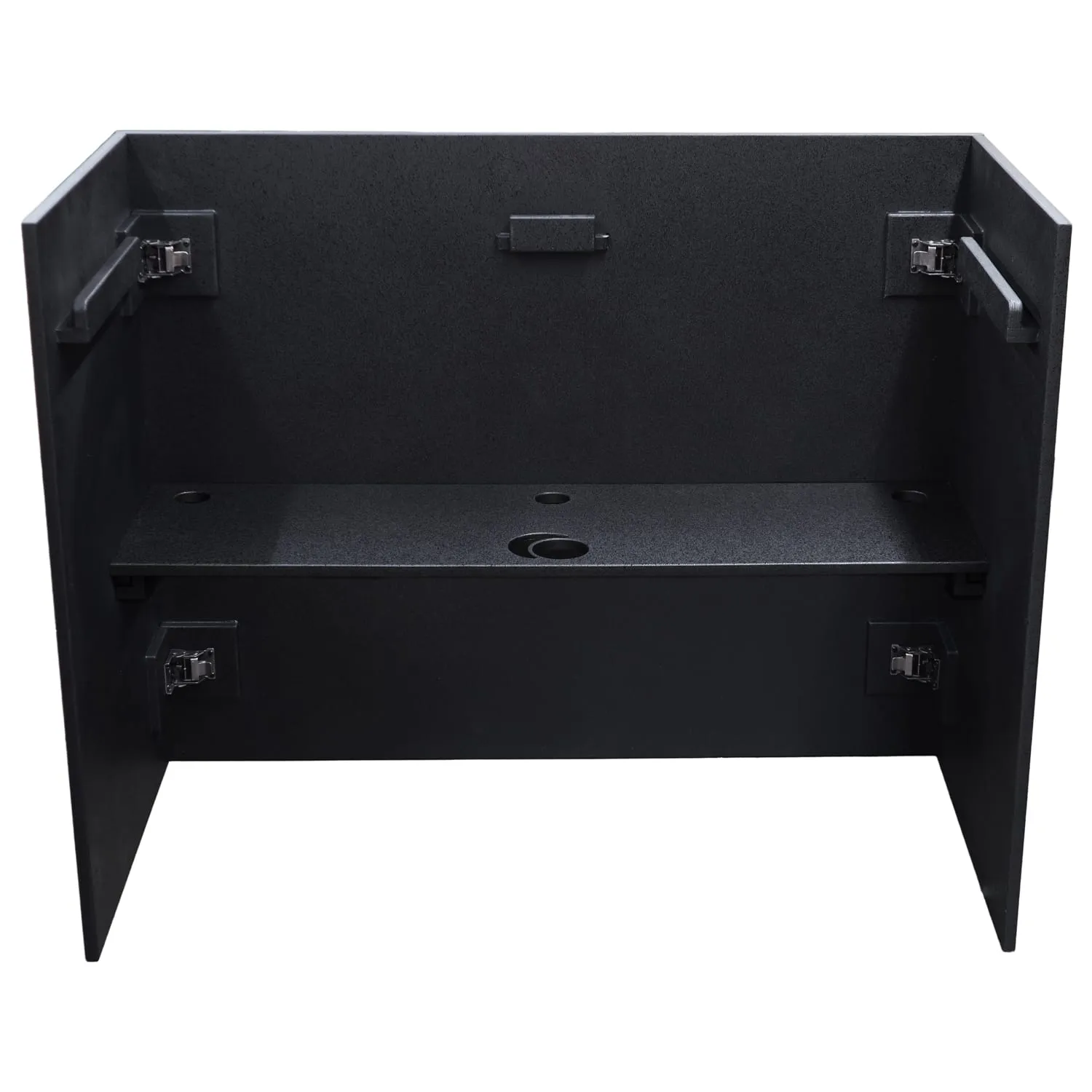 odyssey-flight-zone-stand-dj-pliable-booth-fa-ade-bois-noir image 3