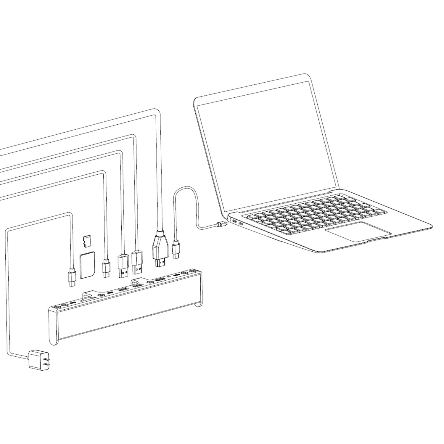 odyssey-l-evation-hubpro-hub-usb-c-hdmi-dj-2x-usb-a-sd image 7