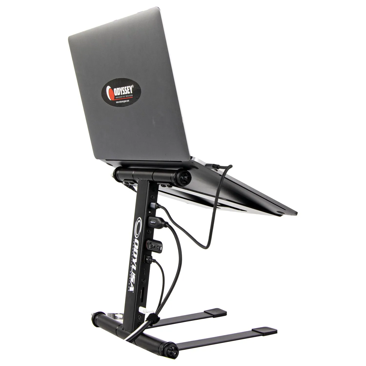 odyssey-l-evation-lstand360ph-support-laptop-dj-hub-usb-acier image 4