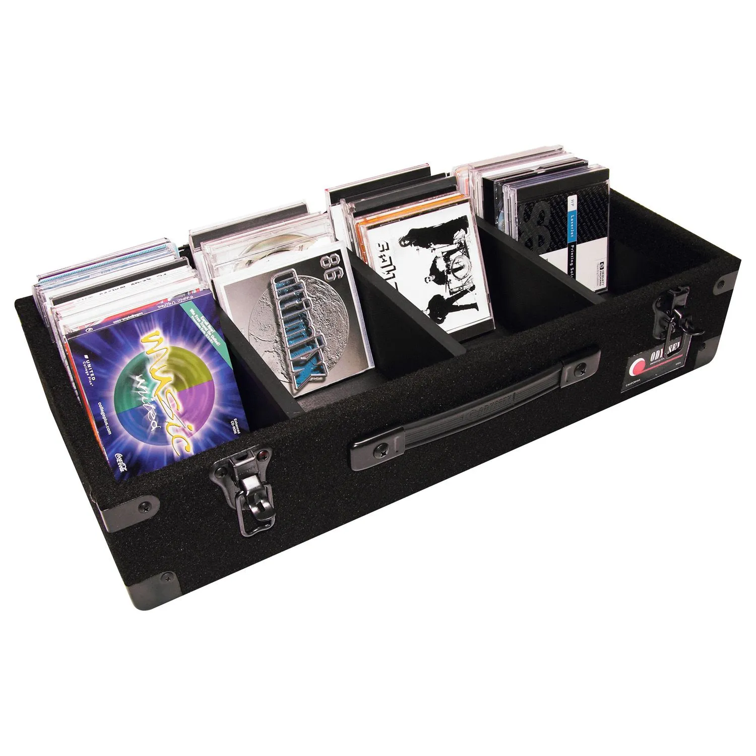 odyssey-carpeted-valise-cd-moquette-100-jewel-cases-dj image 1