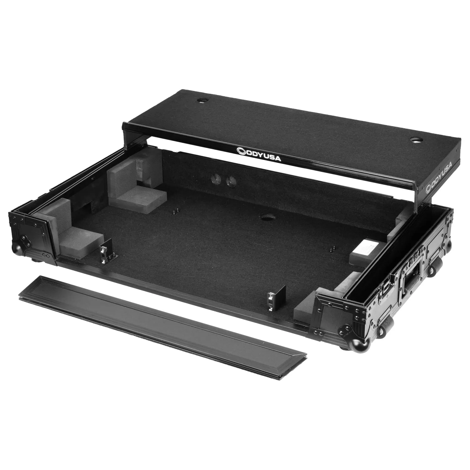 odyssey-black-label-rane-performer-flight-case-1u-roulettes image 6