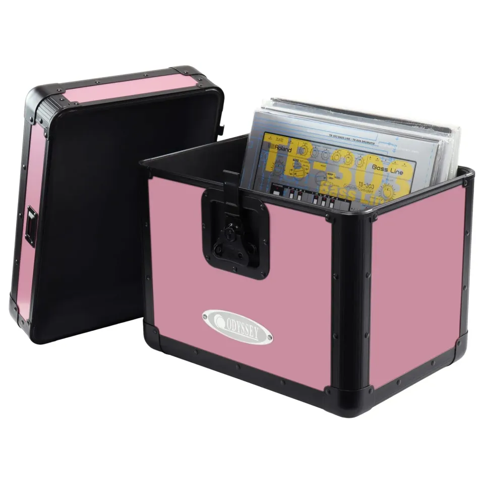 odyssey-krom-valise-vinyle-12-lp-noir-rose-2-compartiments image 1