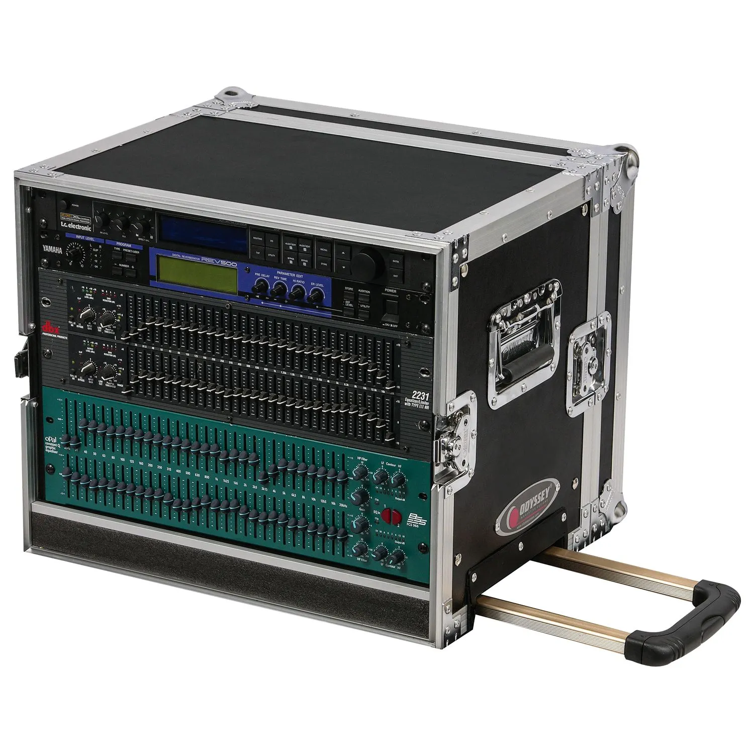 odyssey-flight-zone-rack-8u-trolley-effets-roulettes image 2