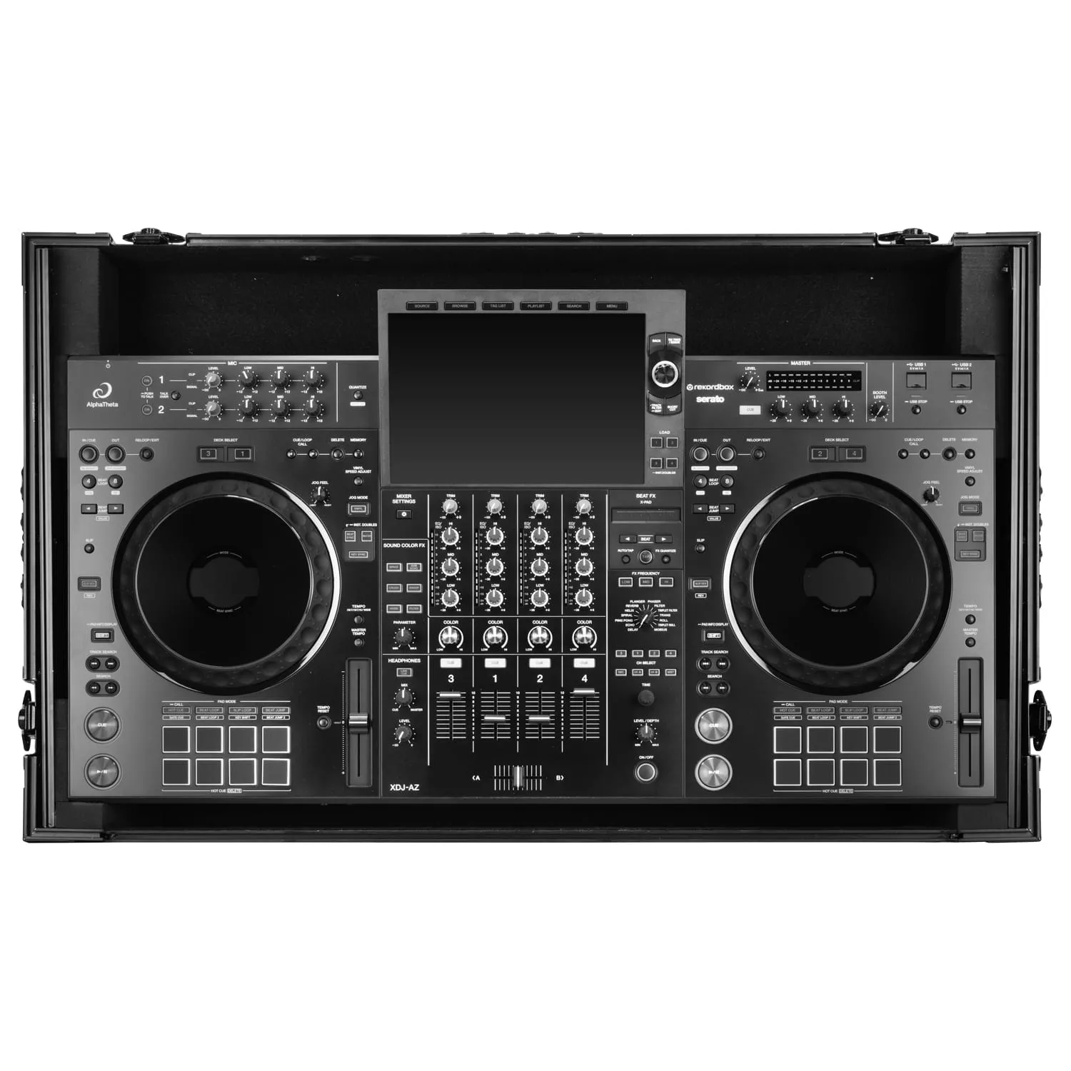 odyssey-black-label-flight-case-xdj-az-glide-laptop-roulettes image 5