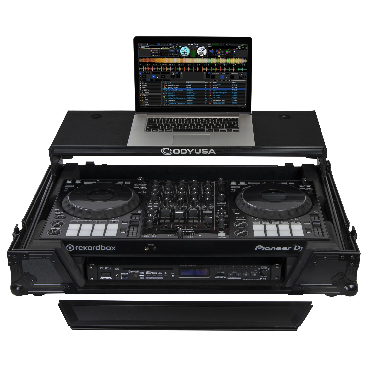 odyssey-flight-zone-pioneer-ddj-1000-flight-case-1u-glide image 2