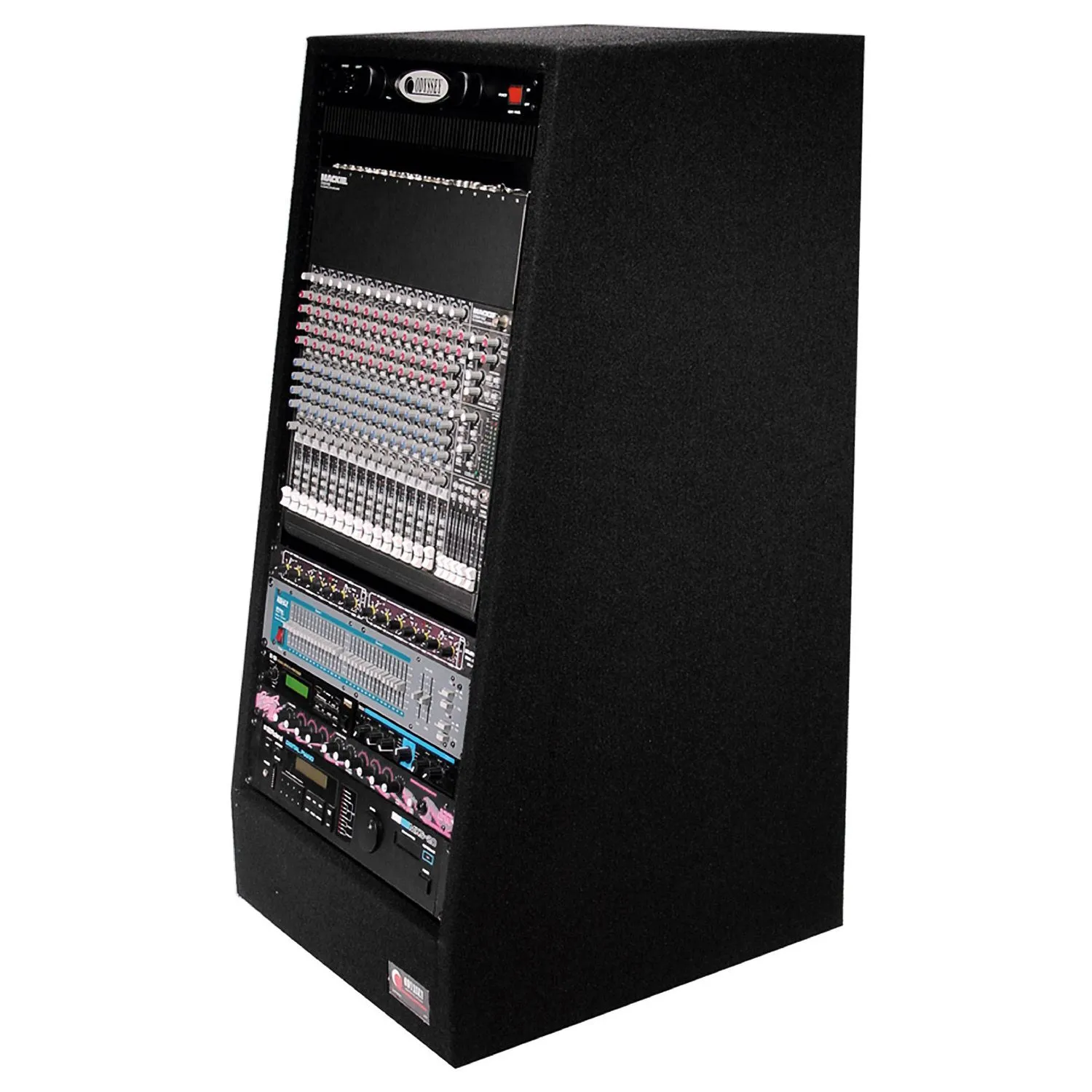 odyssey-carpeted-rack-studio-20u-roulettes image 1