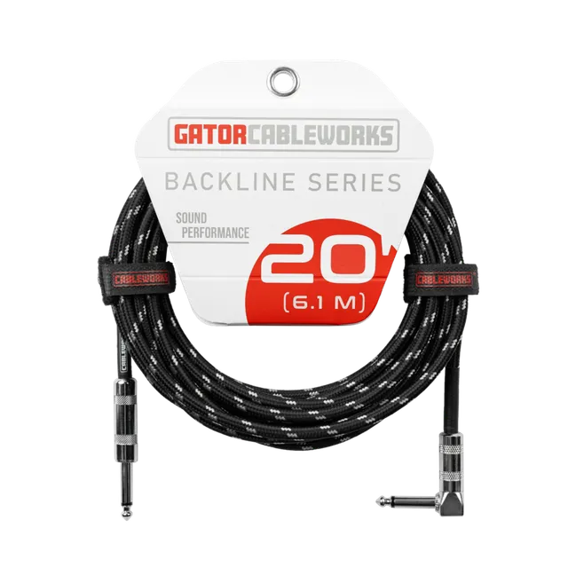 gator-cableworks-gcwb-ins-20rabg-c-ble-guitare-6-m image 1