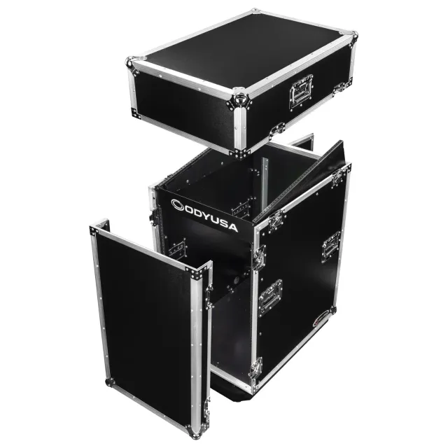 odyssey-flight-zone-combo-rack-14u-16u-inclin-roulettes image 1
