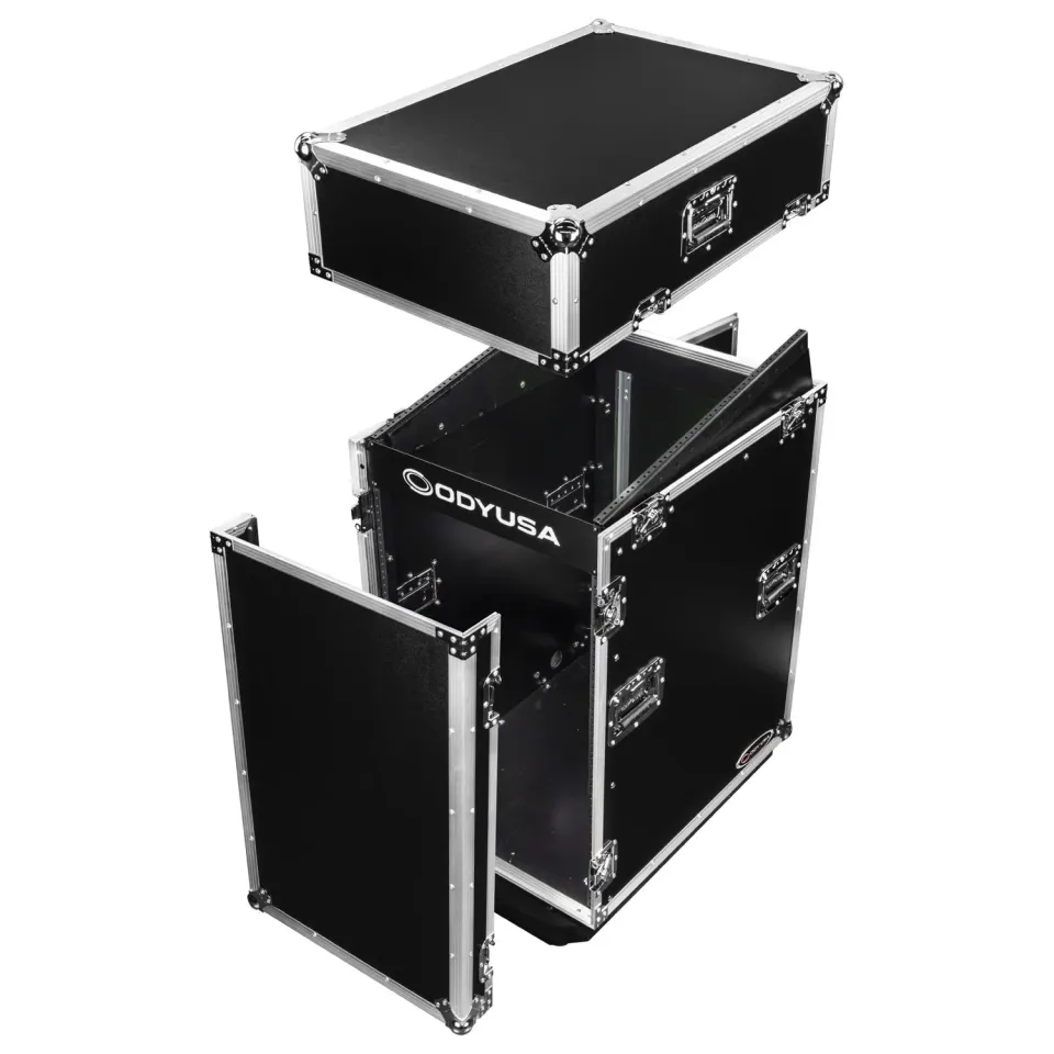odyssey-flight-zone-combo-rack-14u-16u-inclin-roulettes image 1
