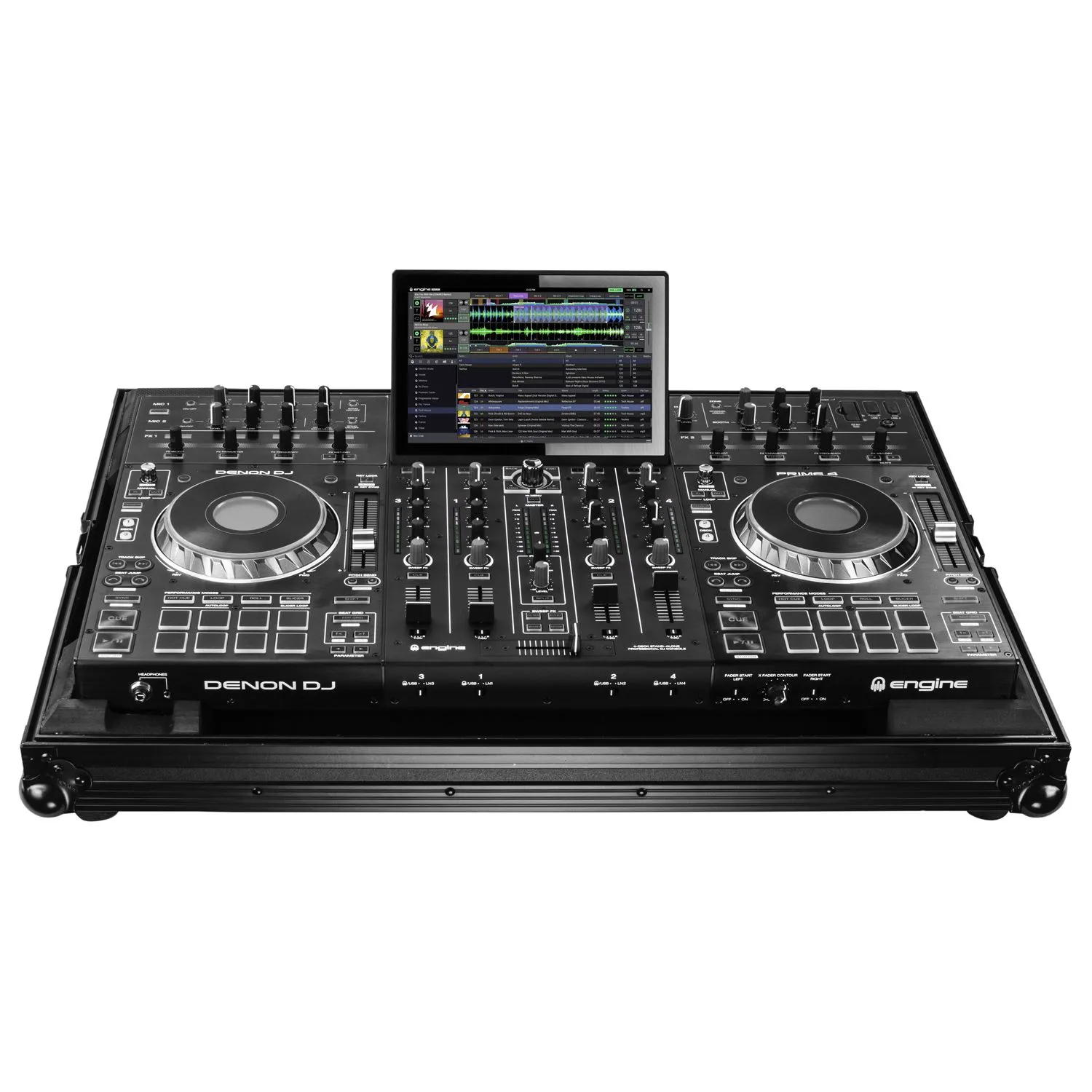 odyssey-black-label-fzdnprime4bl-flight-case-denon-prime-4-noir image 2