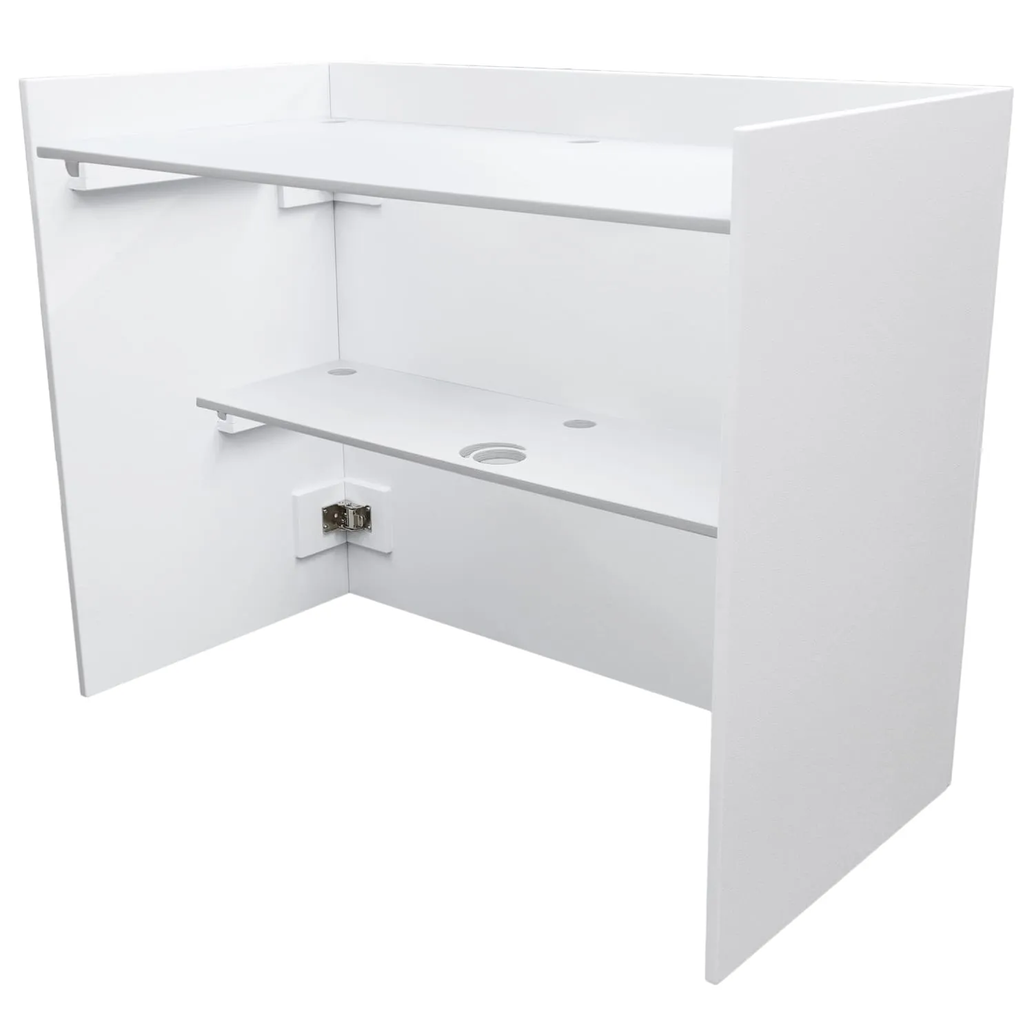 odyssey-flight-zone-stand-dj-booth-fa-ade-blanc-pliable image 1