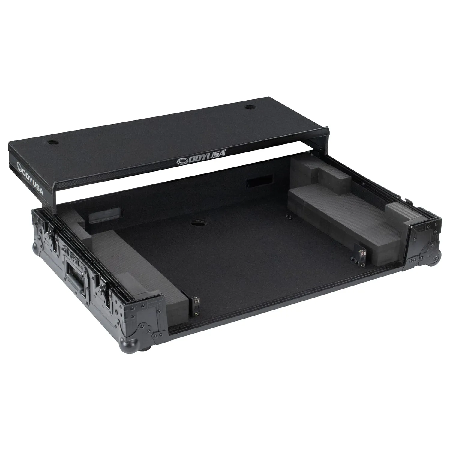 odyssey-black-label-ddj-flx10-flight-case-1u-glide-roulettes image 4