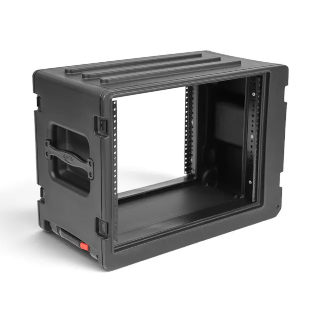 skb-rseries-rack-8u-rack-roulant-shallow-noir-vide image 1