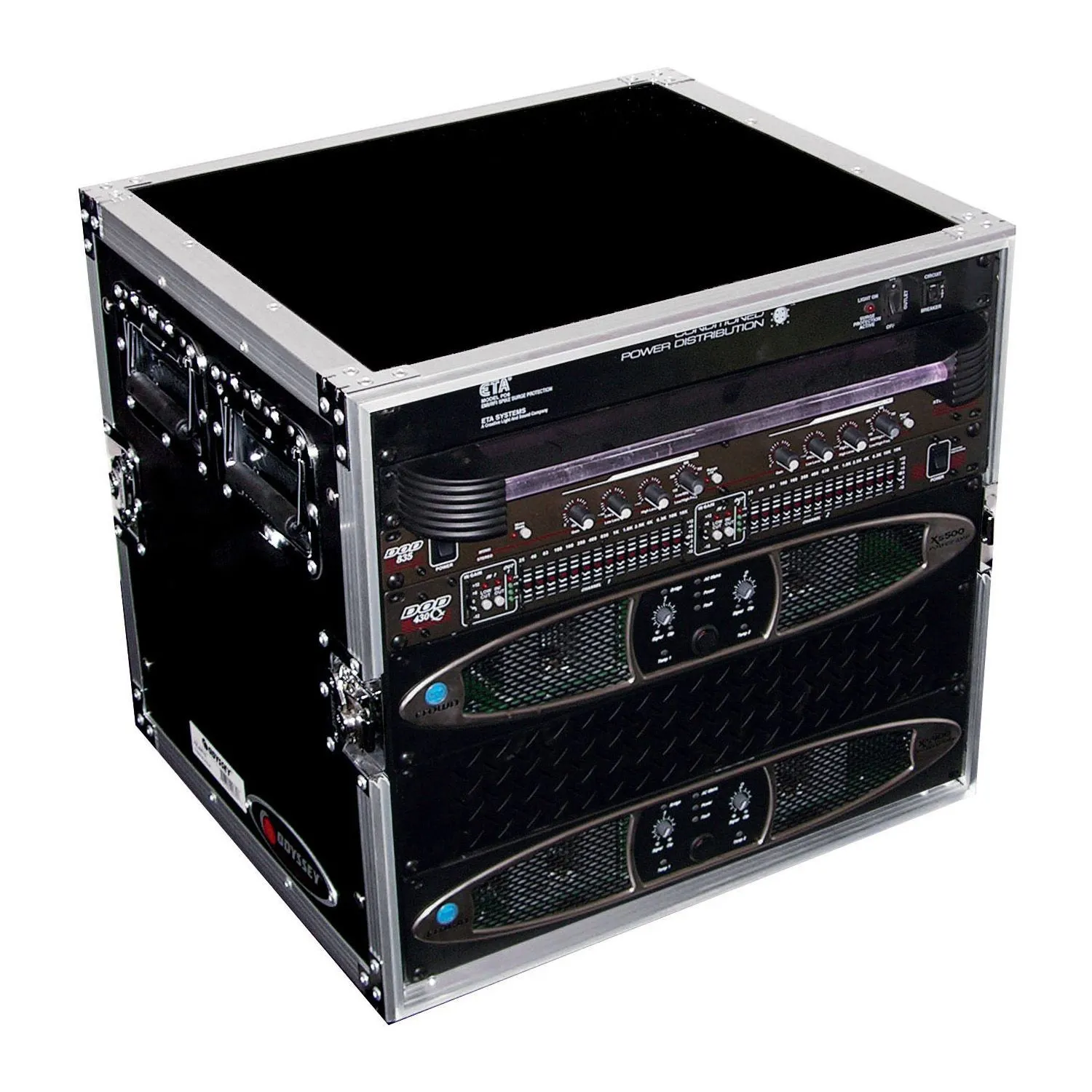 odyssey-flight-zone-rack-ampli-10u-19-pouces-double-rail image 1