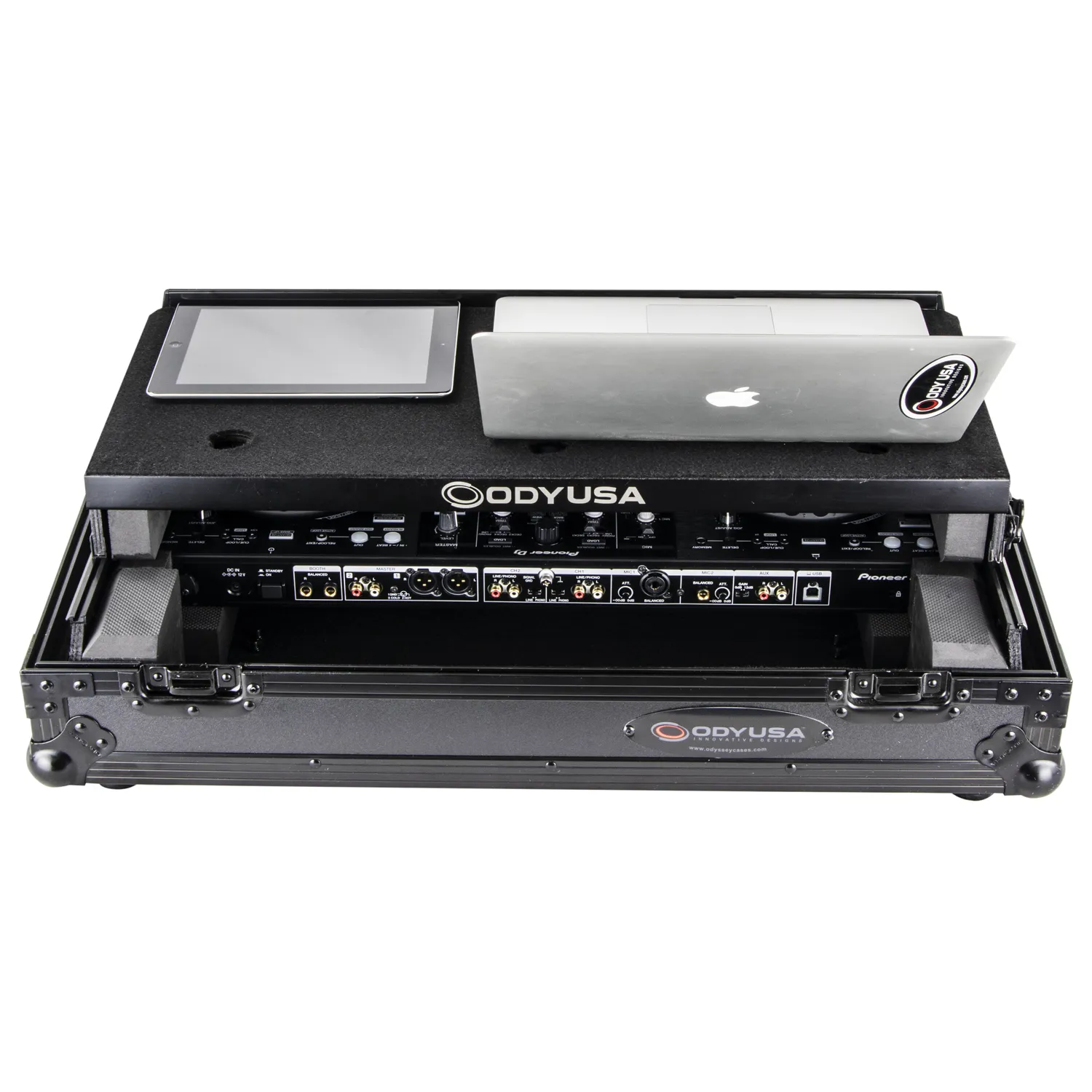 odyssey-flight-zone-ddj-800-flight-case-glide-1u-noir image 4