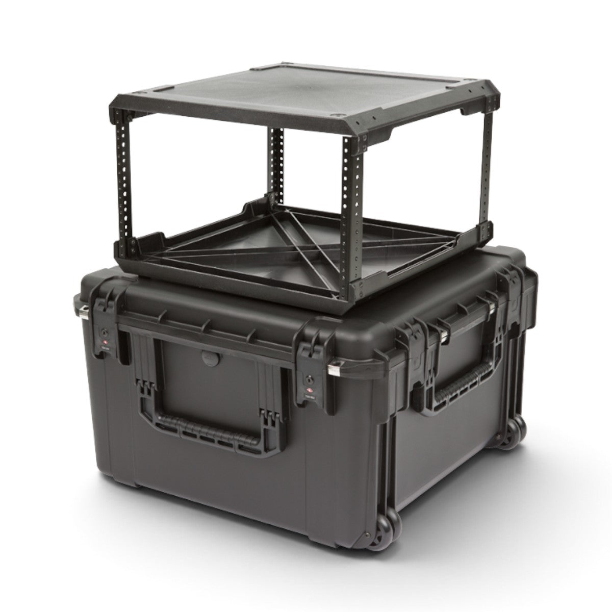 skb-fly-rack-6u-20-flight-case-rack-roulettes-noir image 2