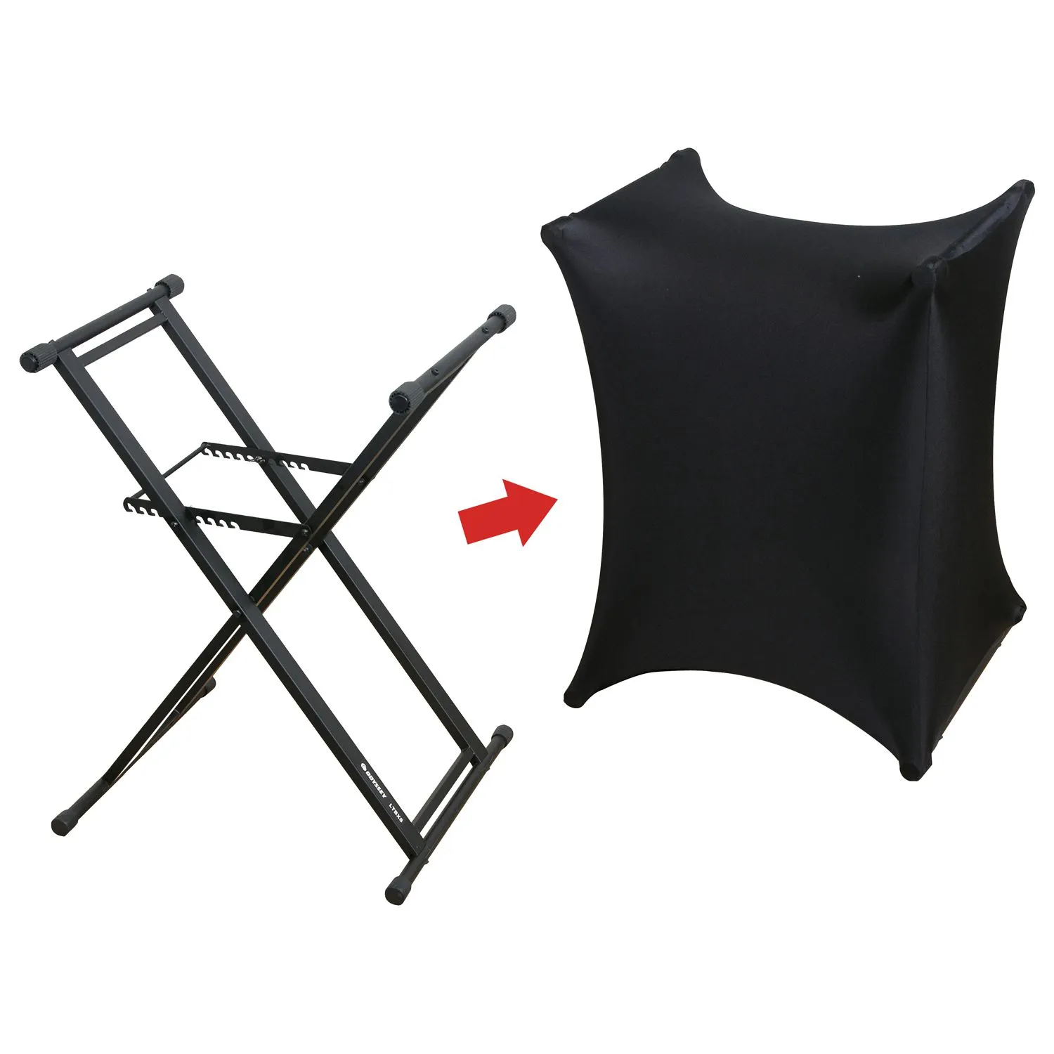 odyssey-l-evation-scrim-noir-pour-x-stand-cache-c-bles image 2