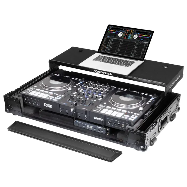 odyssey-black-label-rane-performer-flight-case-1u-roulettes image 1