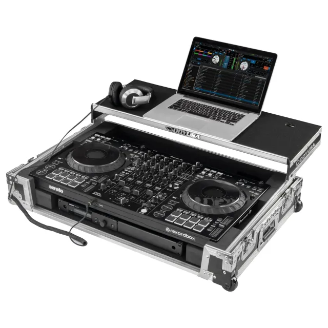 odyssey-flight-zone-ddj-flx10-flycase-dj-1u-glide-roulettes image 1