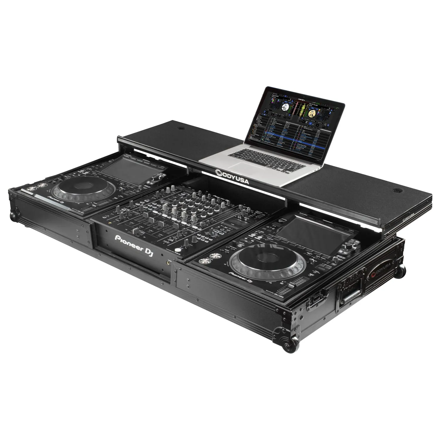 odyssey-black-label-coffin-dj-djm-a9-cdj-3000-roulettes image 1