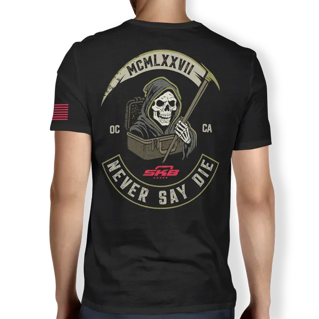 skb-ub-series-never-say-die-t-shirt-noir-coton image 1