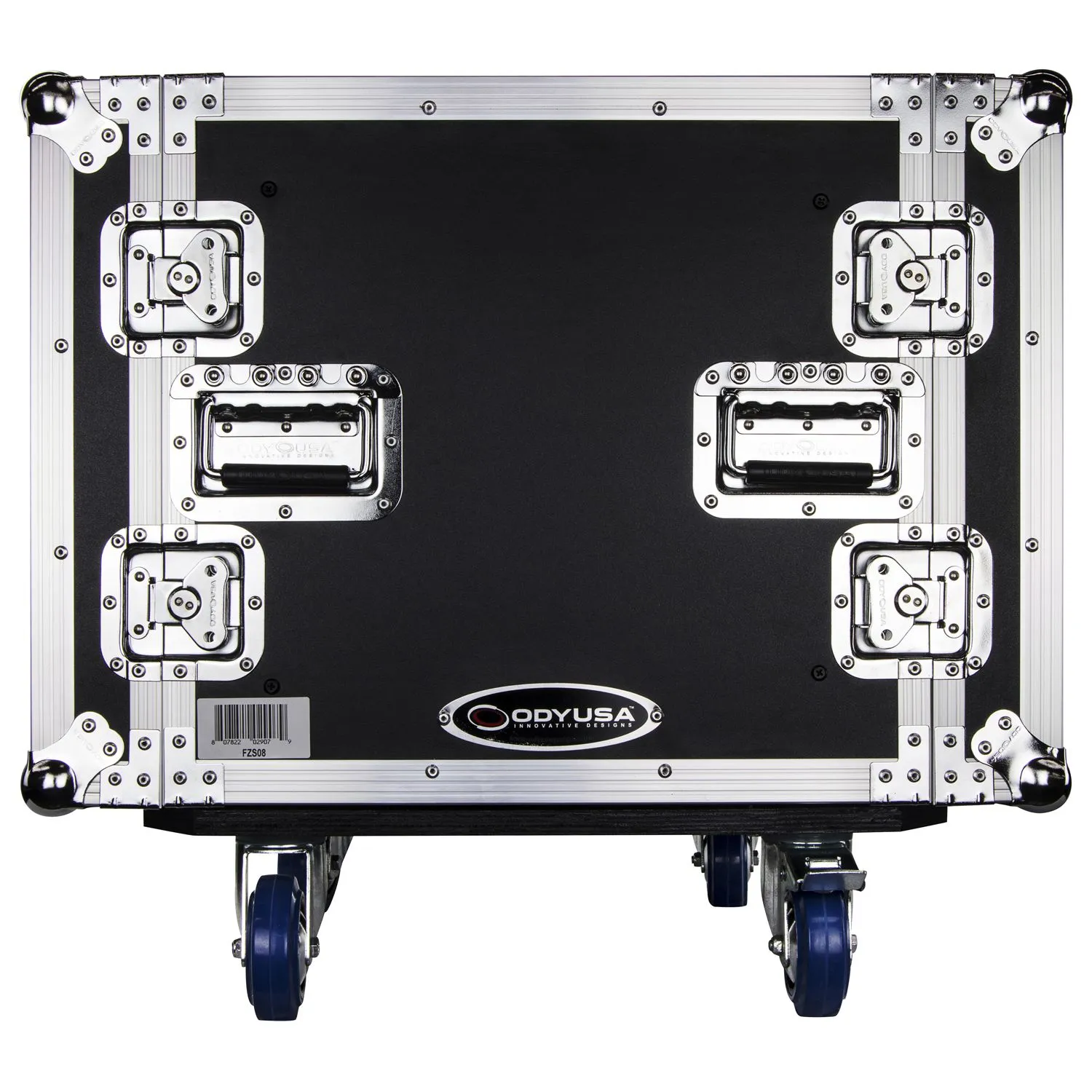 odyssey-flight-zone-rack-8u-shock-mount-flight-case-roulettes image 6