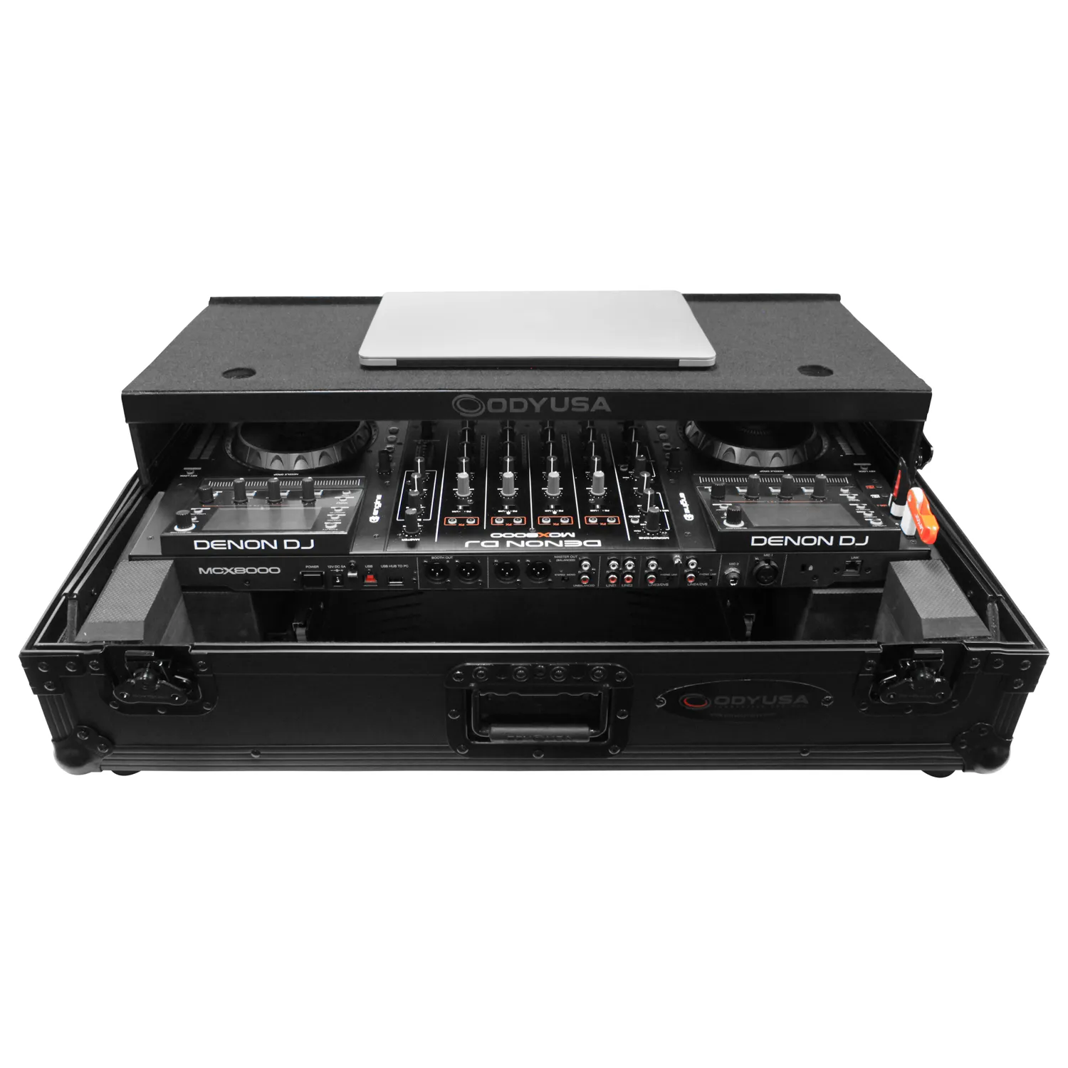 odyssey-fzgsmcx8000w2bl-flight-case-denon-mcx8000-2u-noir image 5
