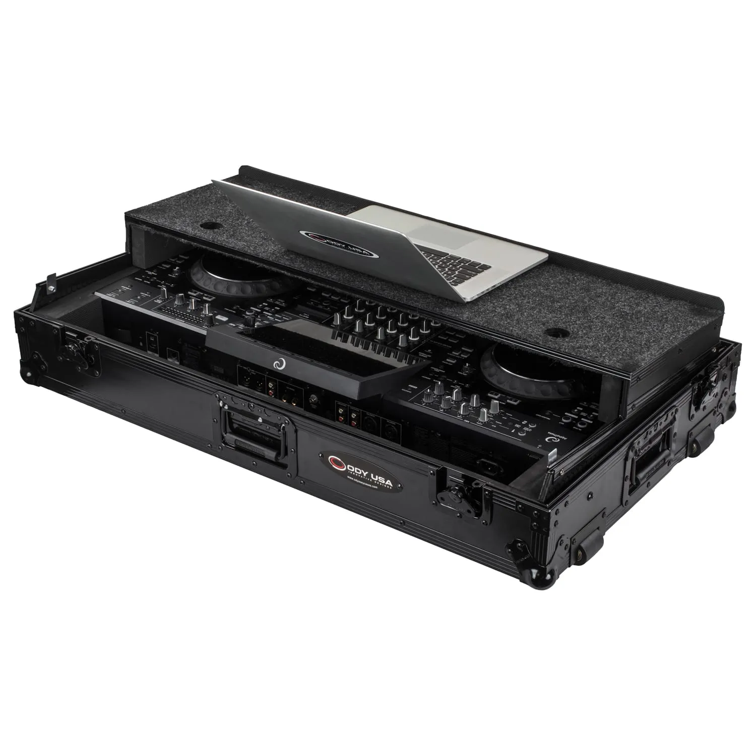 odyssey-flight-zone-road-case-xdj-az-flight-case-noir-roulettes image 2