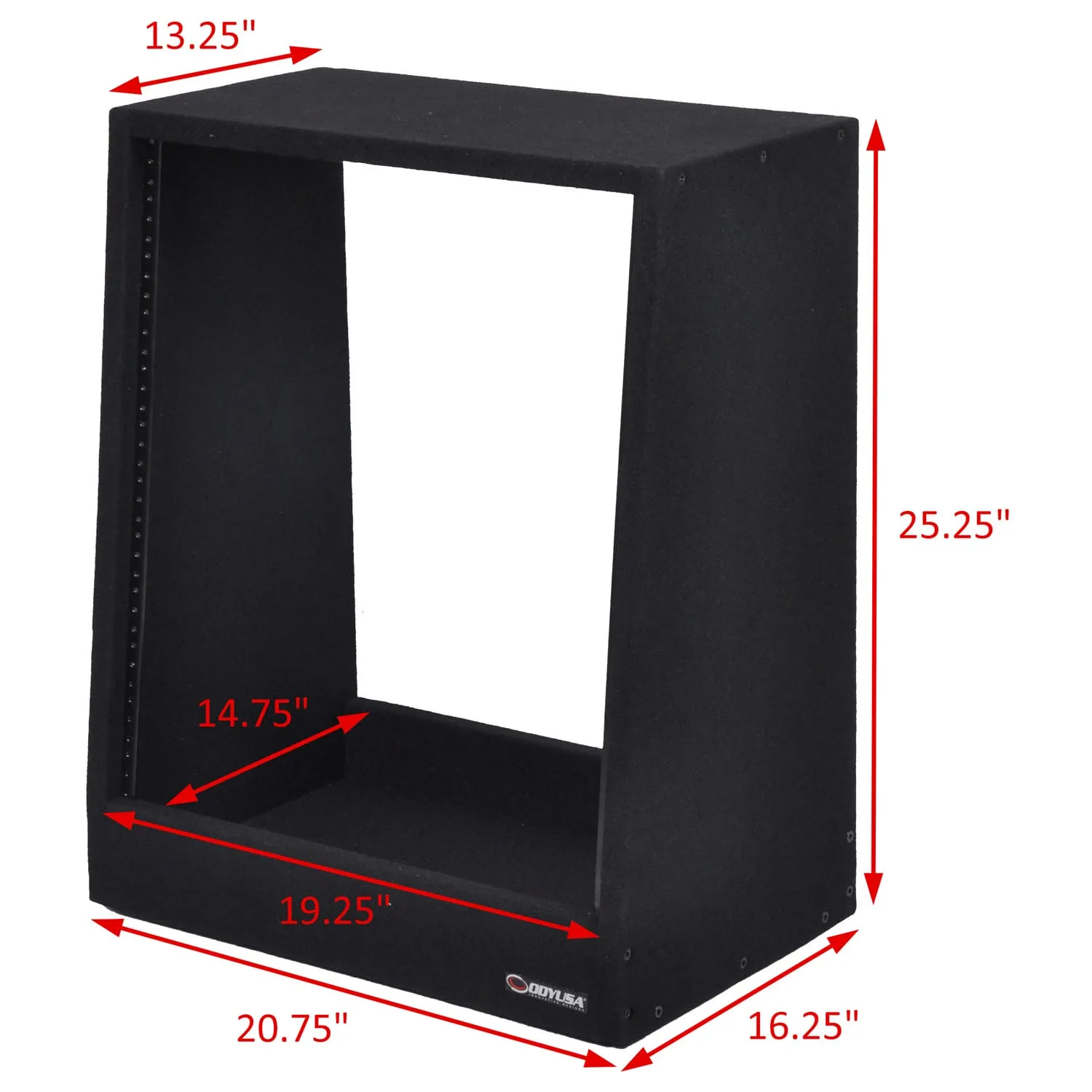 odyssey-carpeted-rack-studio-12u-noir-mkii-monter image 2