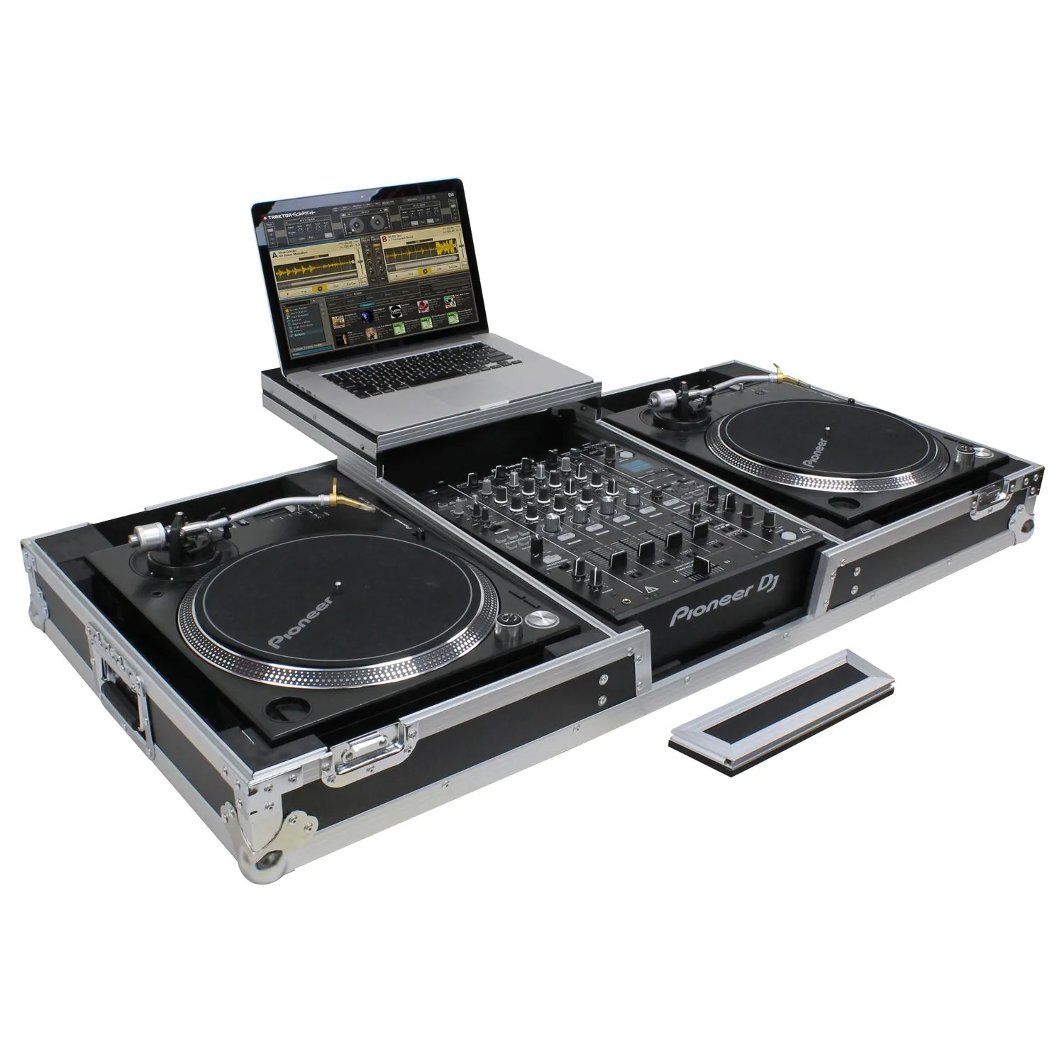 odyssey-flight-zone-fzgslbm12wr-flight-case-dj-12-roulettes image 3