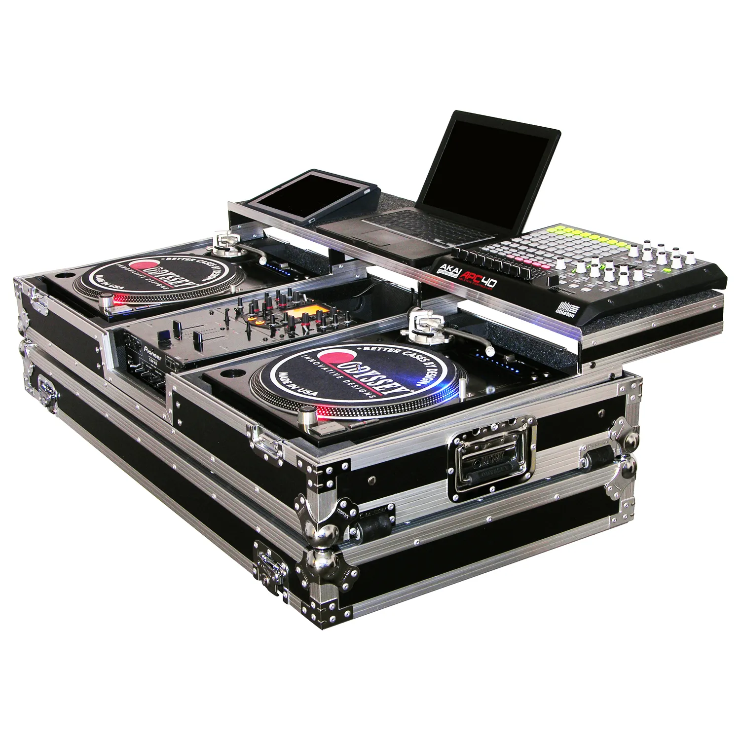 odyssey-flight-zone-flight-case-dj-battle-glide-10-pouces image 3