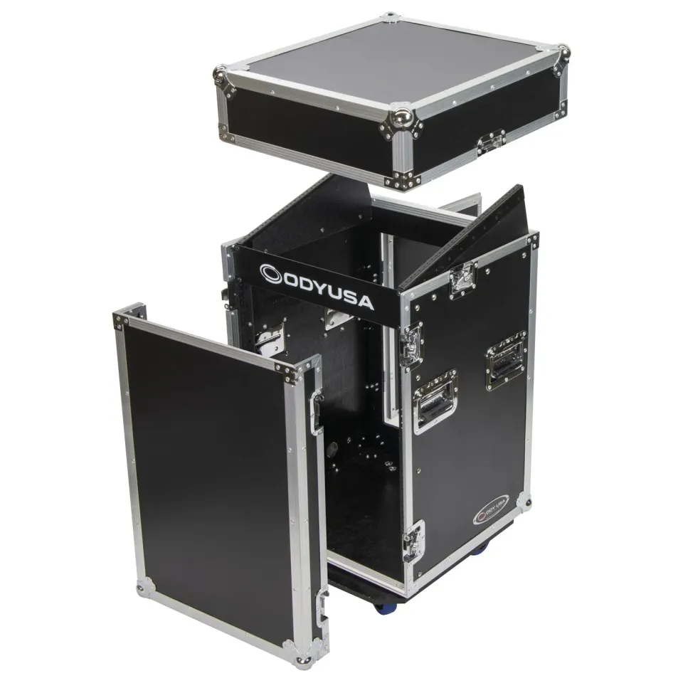 odyssey-flight-zone-combo-flight-case-rack-10u-14u-roulettes image 1